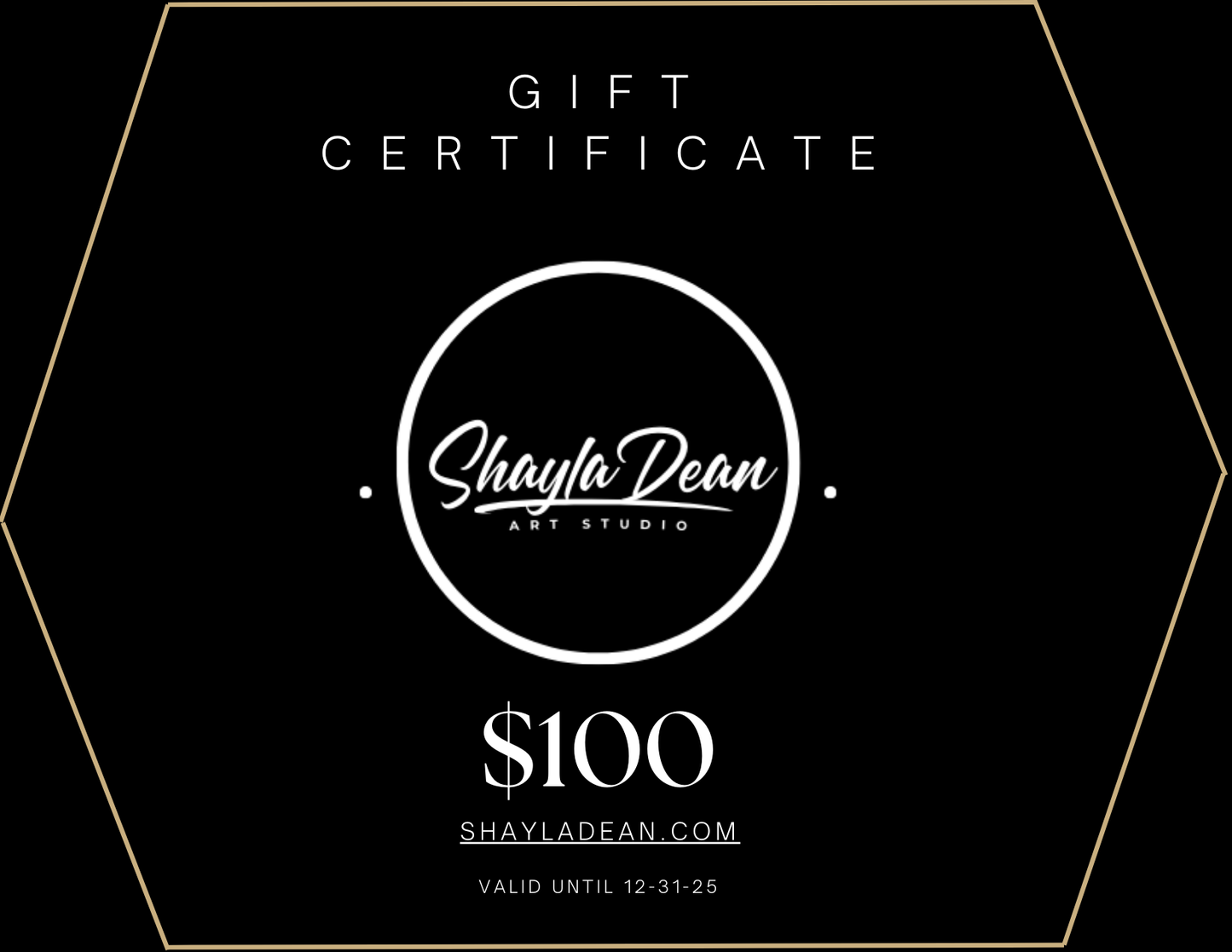 Shayla Dean Art Studio Gift Card