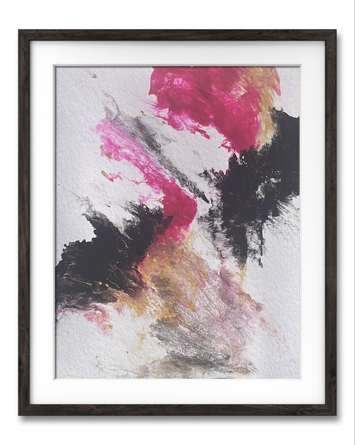 Blossom- Original Abstract Painting on Fine Art Paper