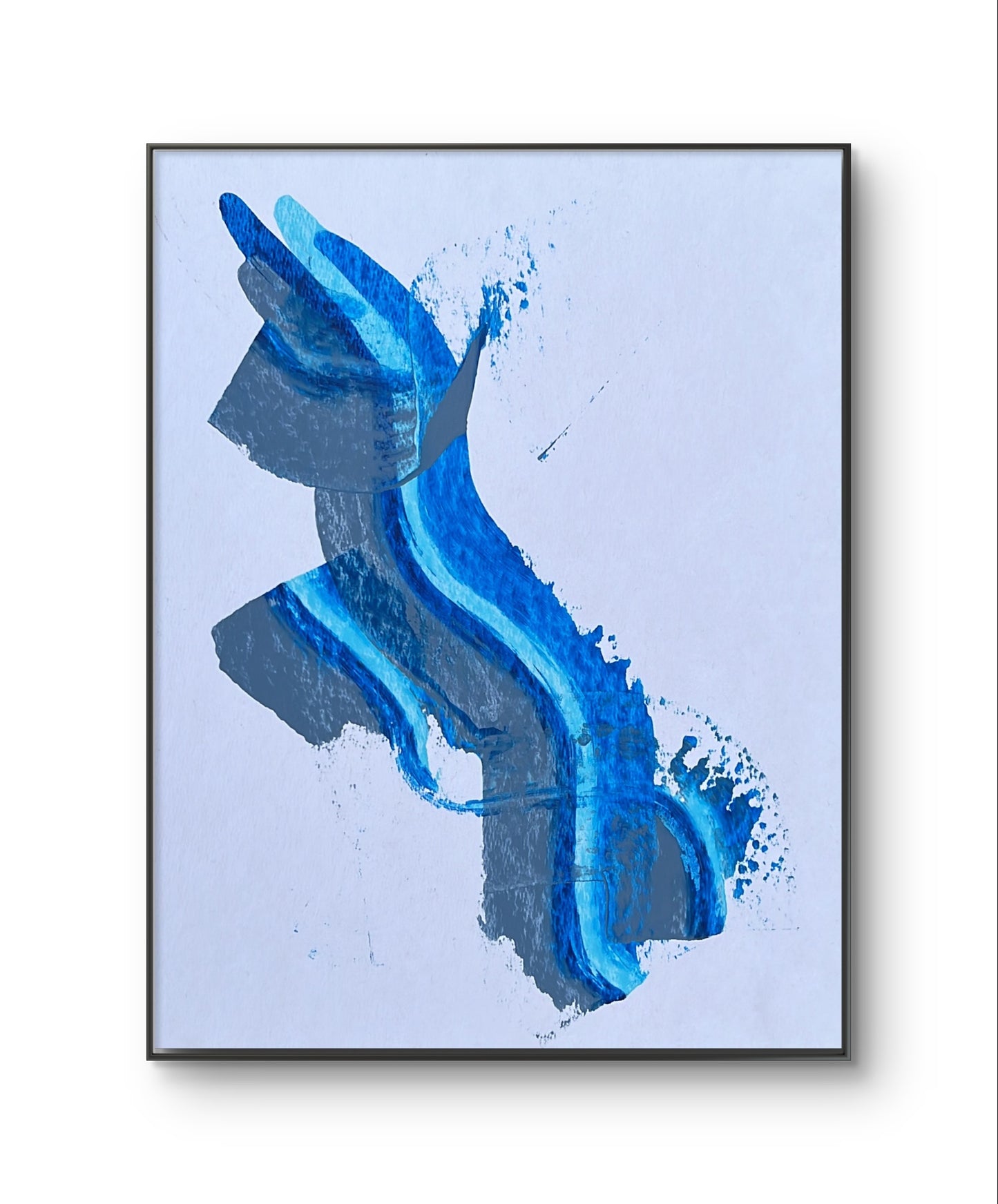 Deep Dive- Original Abstract Painting on Fine Art Paper