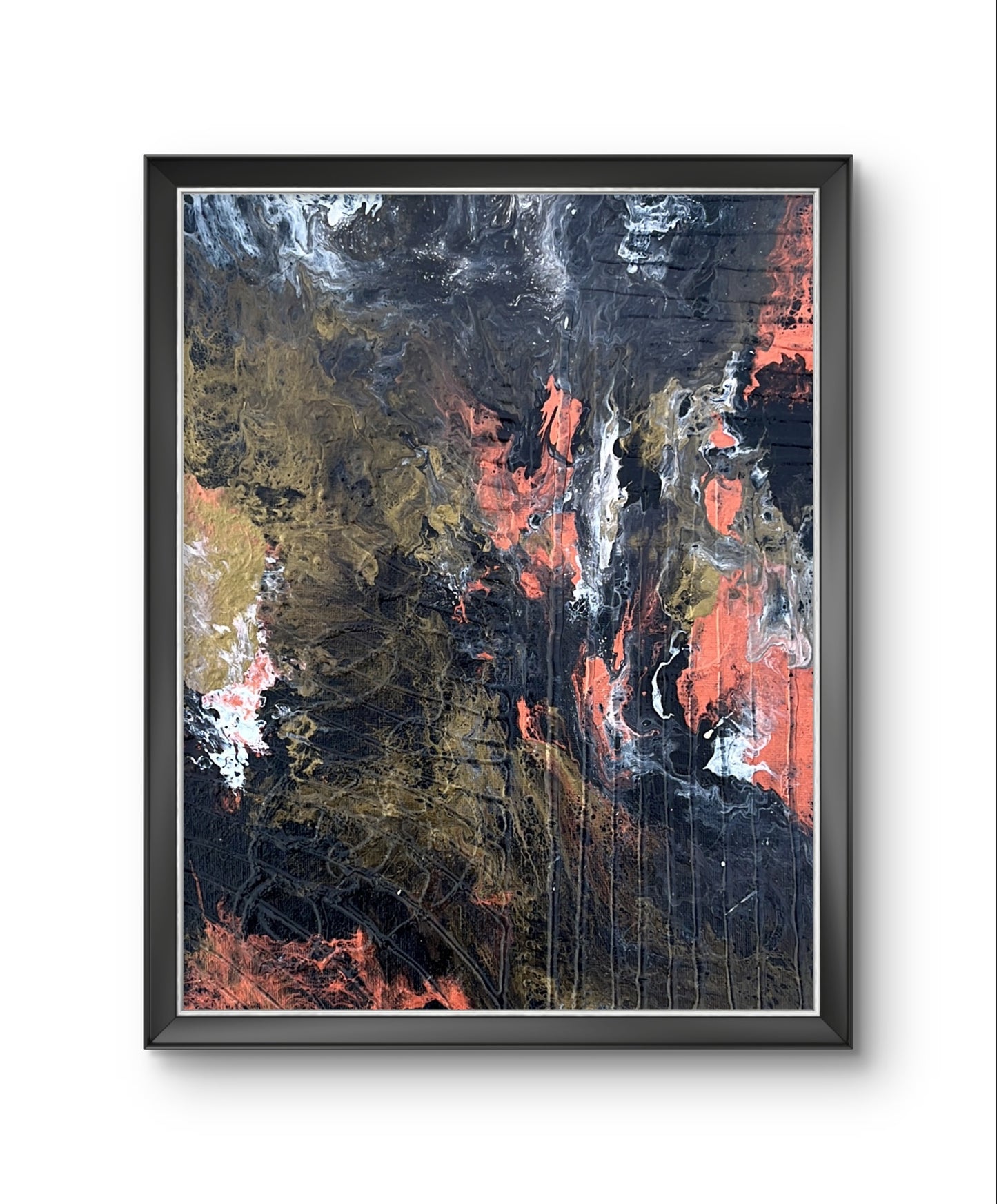 Erupt- Original Abstract Painting on Canvas