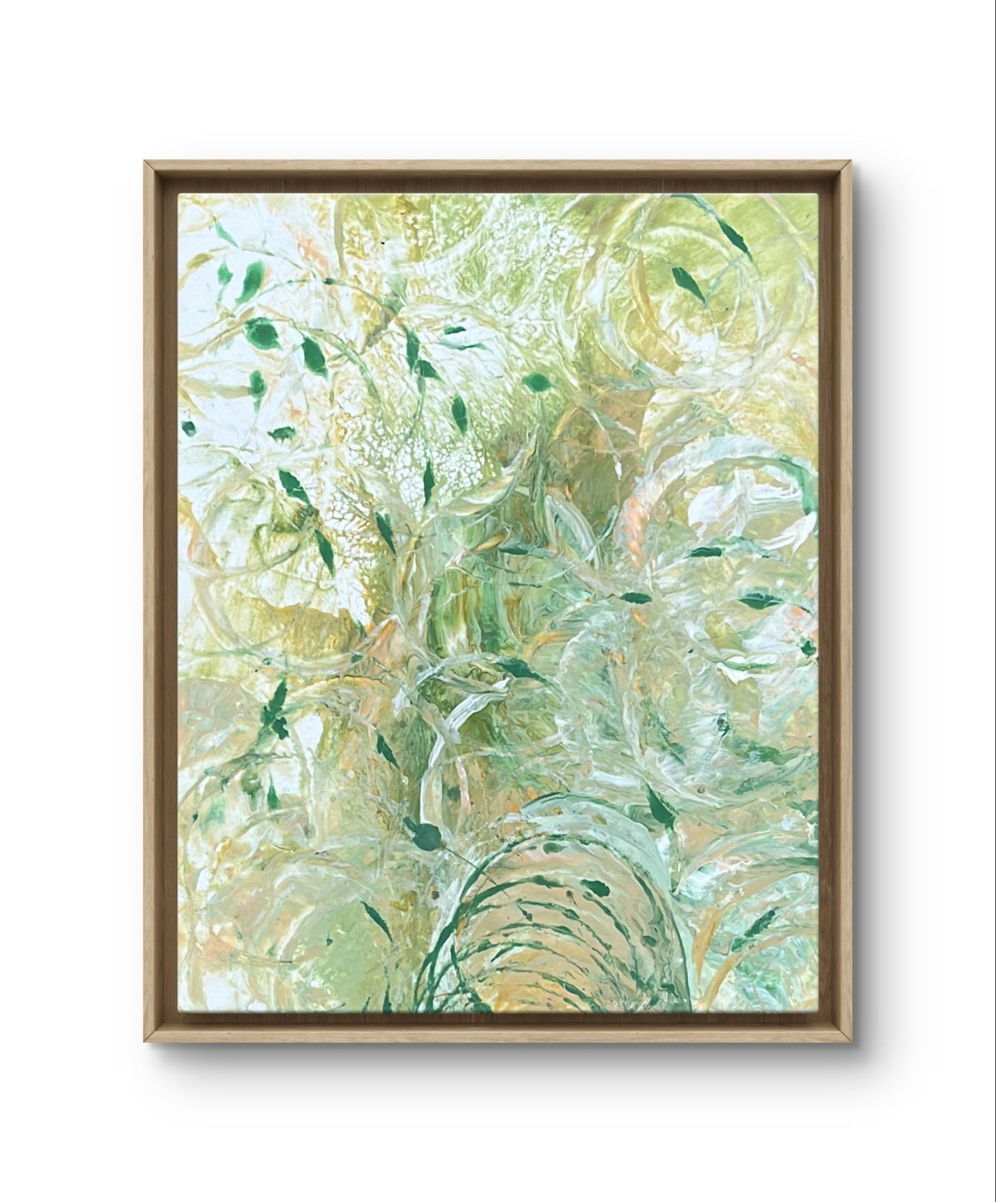 Greenleaf- Original Abstract Painting on Canvas