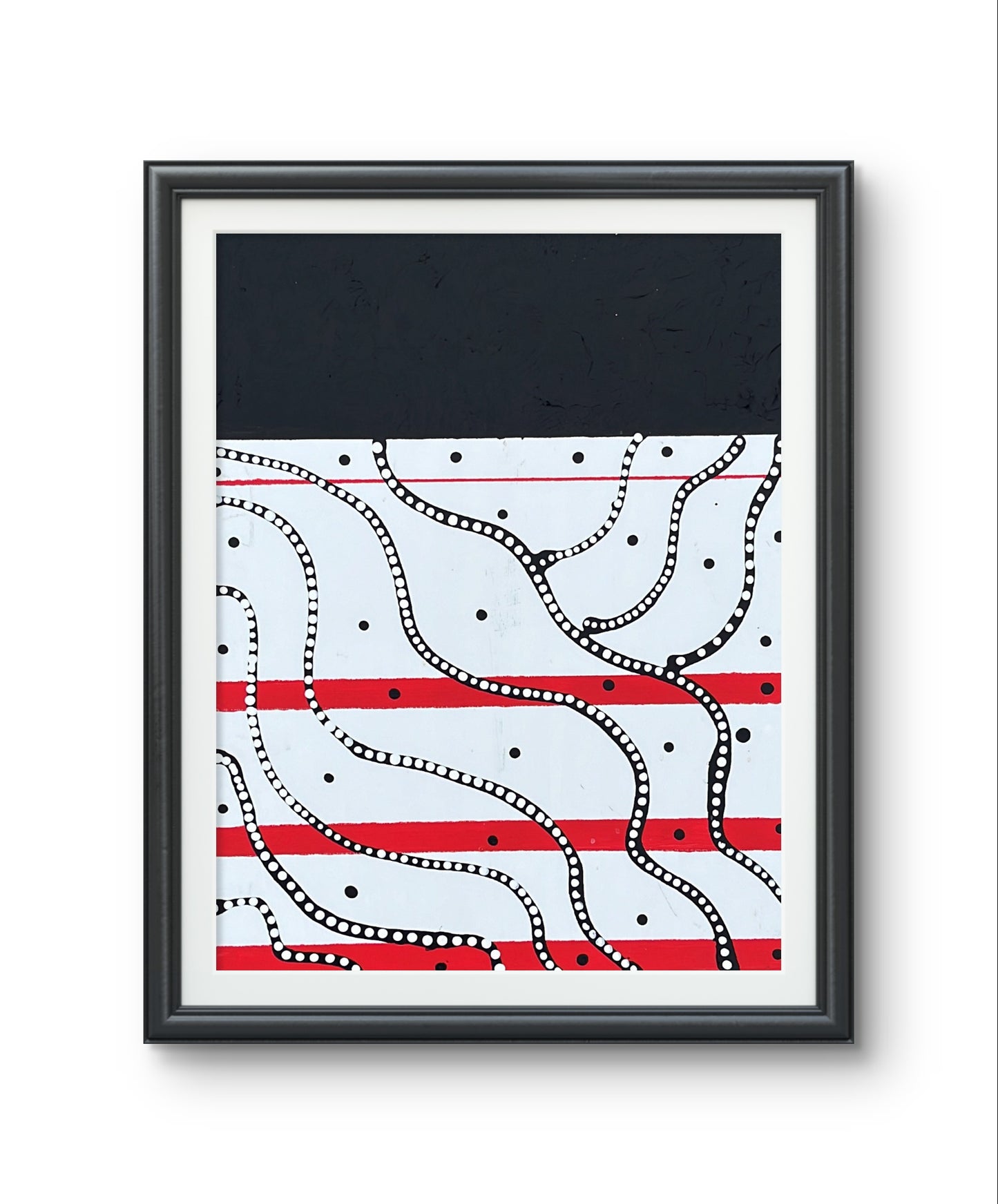 Ladybug- Original Abstract Painting on Canvas