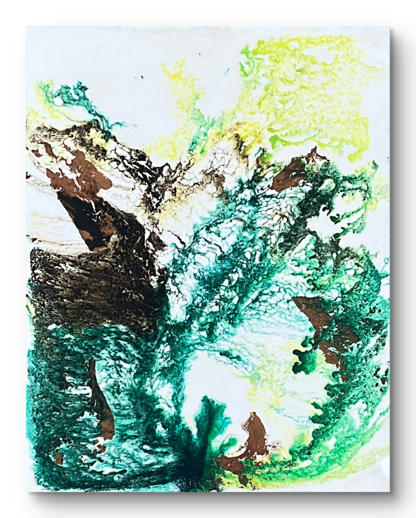 Lava II- Original Abstract Painting on Canvas