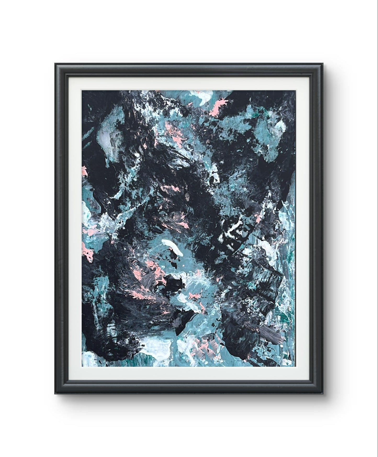 Night Waves- Original Abstract Painting on Canvas