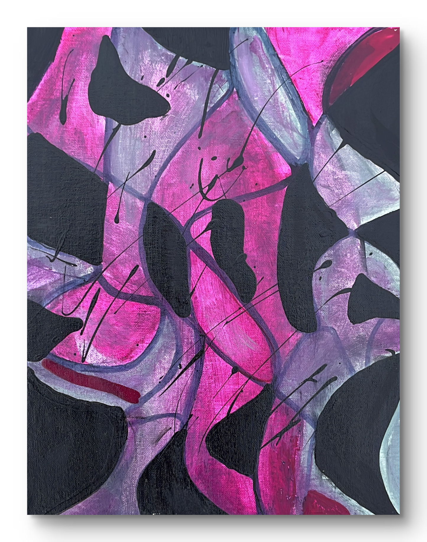 Petals- Original Abstract Painting on Canvas