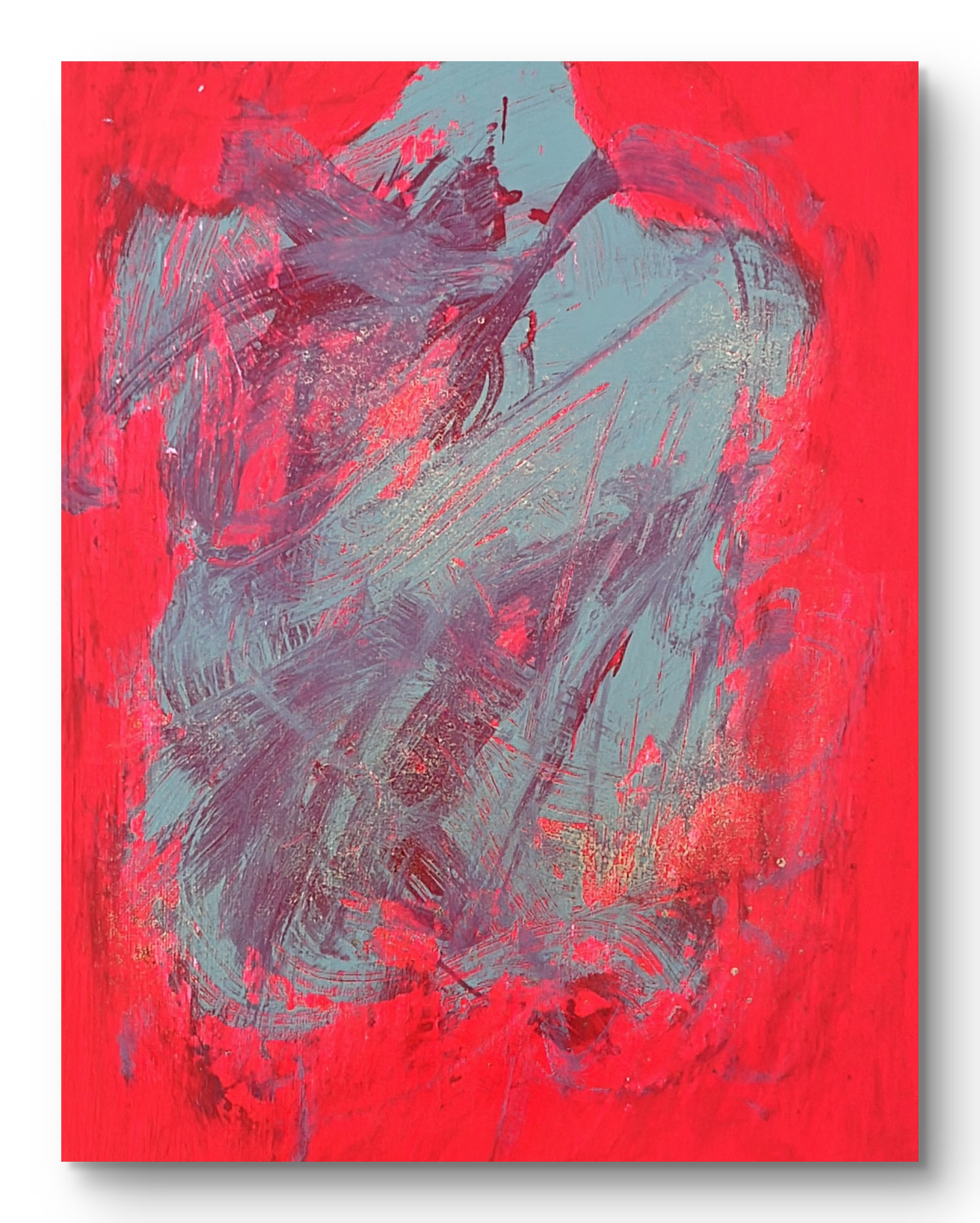Roadblock- Original Abstract Painting on Canvas