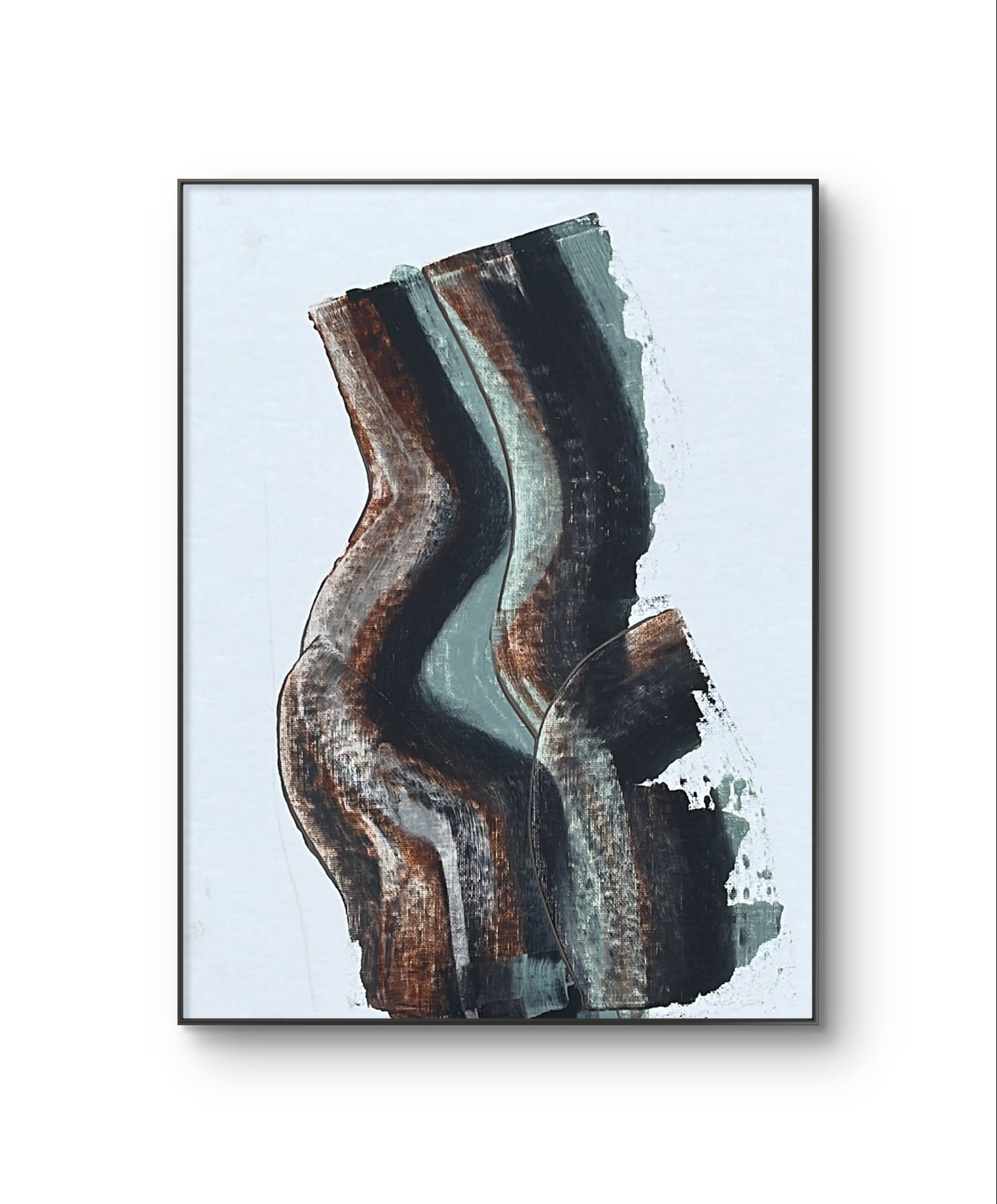 Silhouette- Original Abstract Painting on Canvas