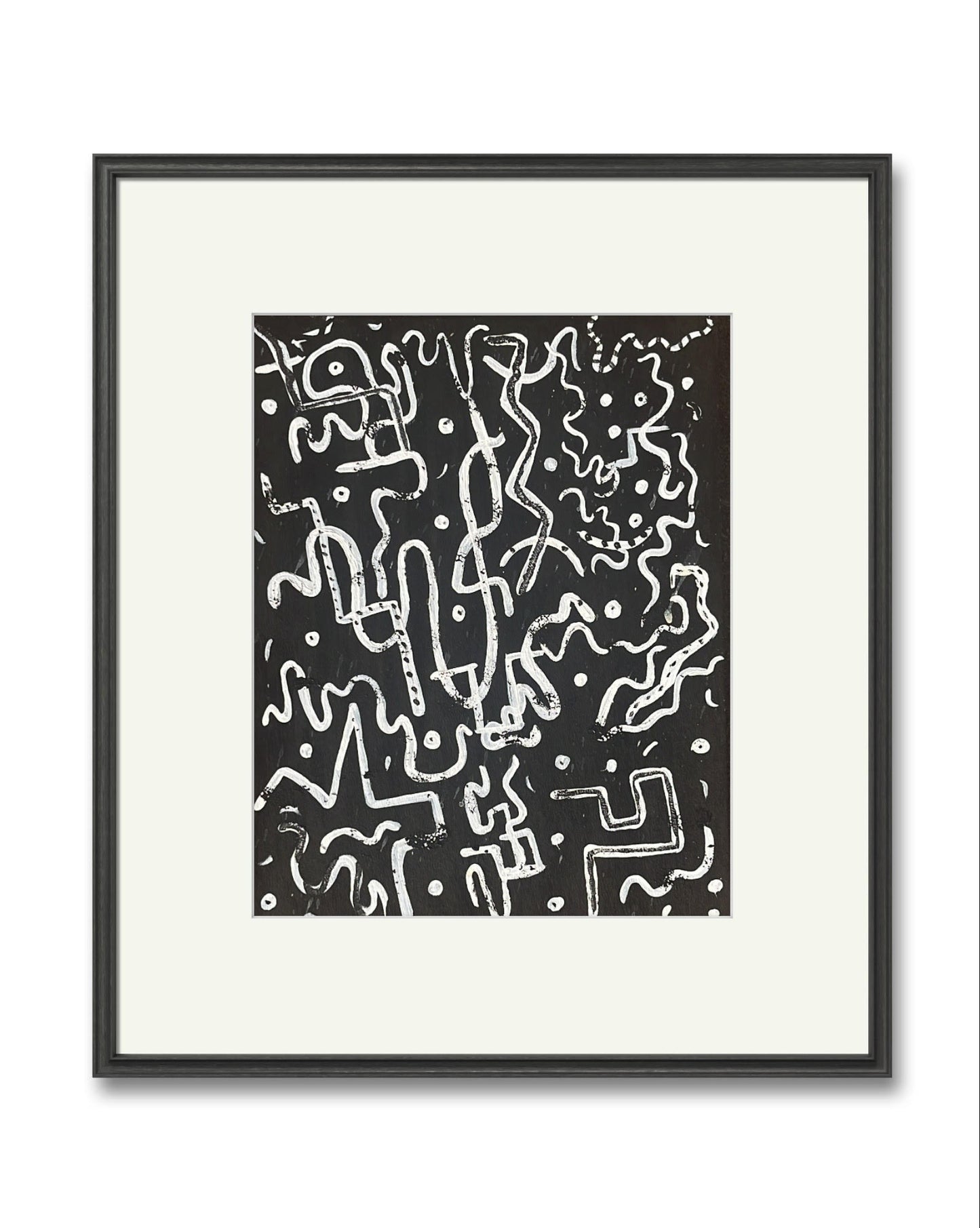 Vizion- Original Abstract Painting on Fine Art Paper