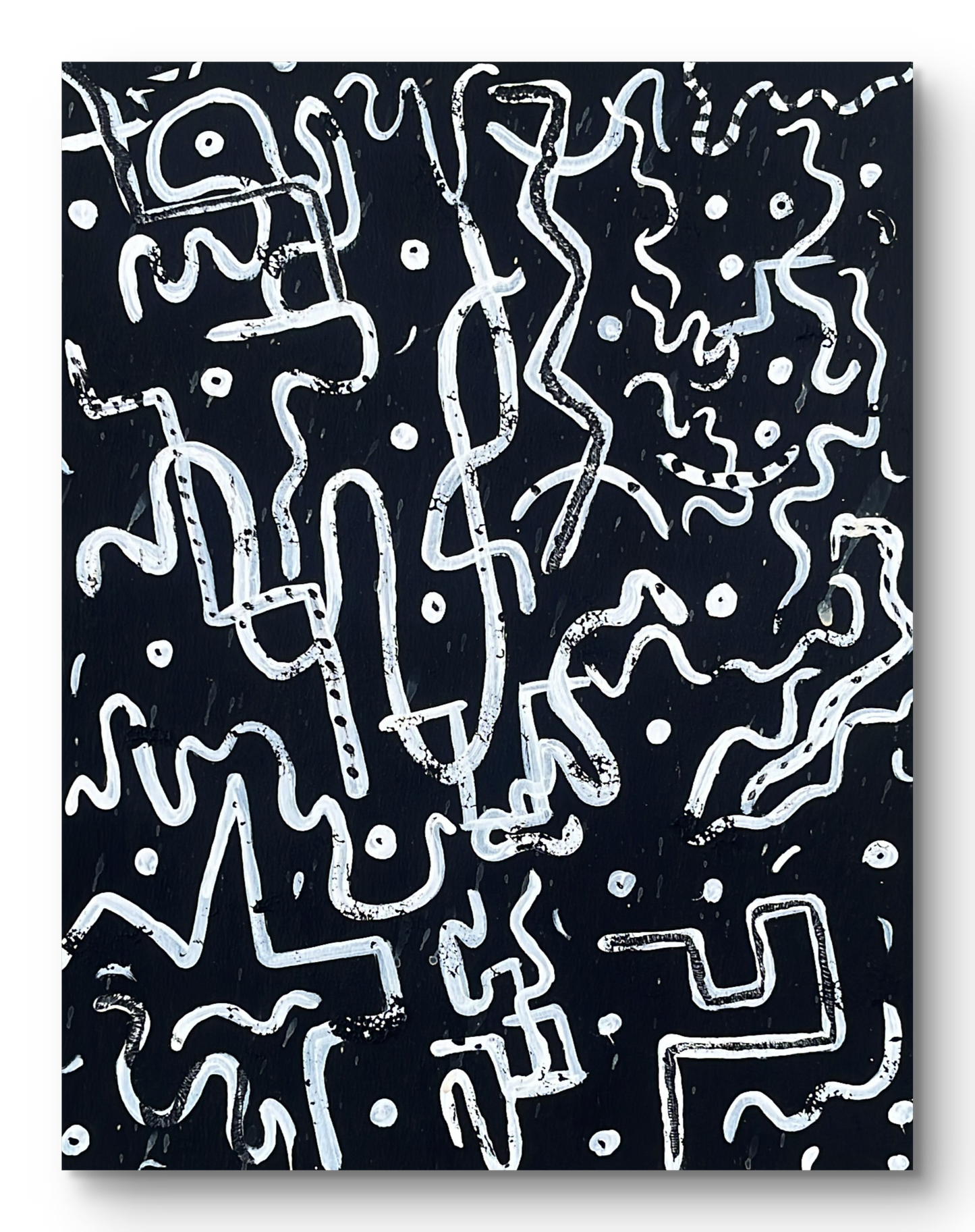 Vizion- Original Abstract Painting on Fine Art Paper