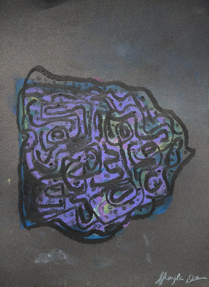 Inner Currents- Original Oil Pastel on Paper