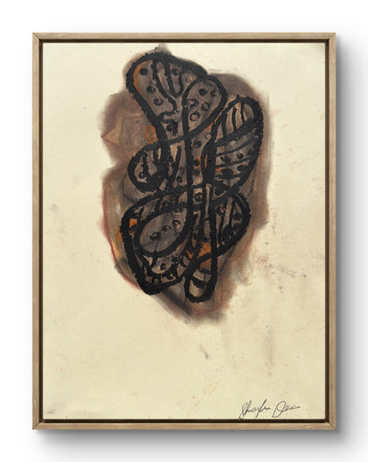 Beneath the Surface- Original Oil Pastel on Paper