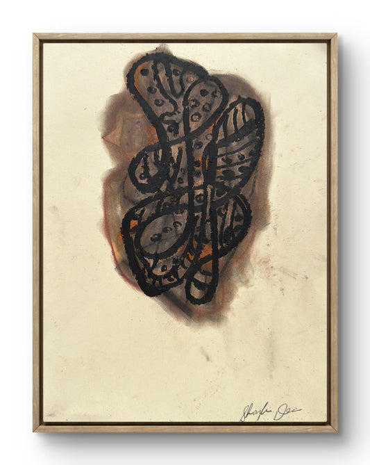 Beneath the Surface- Original Oil Pastel on Paper