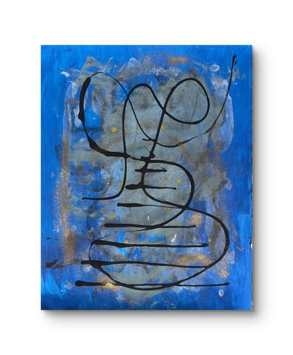 Anatomy- Original Abstract Painting on Fine Art Paper