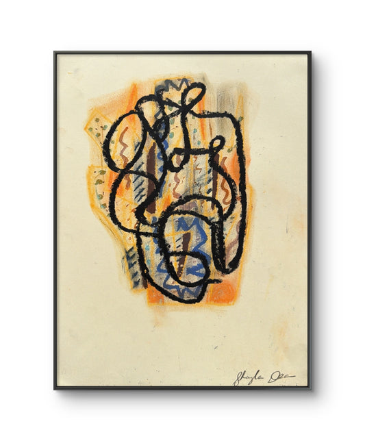 The Light- Original Oil Pastel on Paper